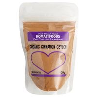 Komati Organic Ceylon Ground Cinnamon